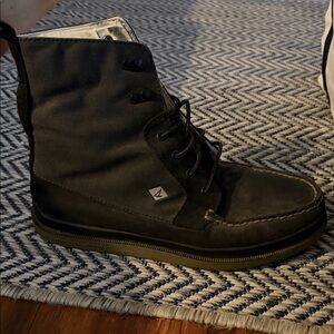 Sperry Men's Dark Canvas Boots